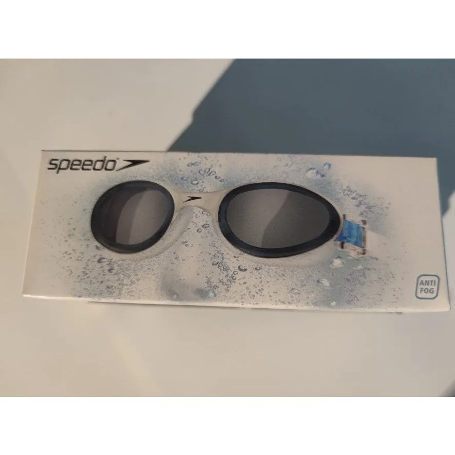 SPEEDO313011 Sports Swimming Goggles White(00) Deep Black(97)