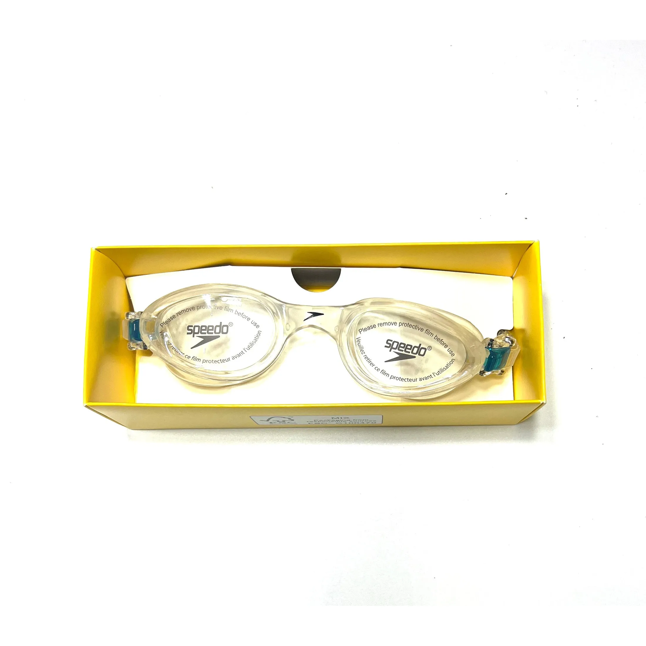 SPEEDO313011 Sports Swimming Goggles White(00) Deep Black(97)