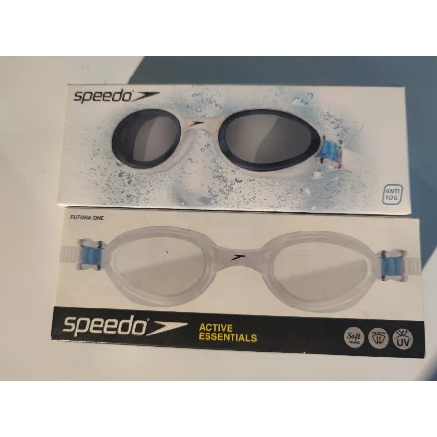 SPEEDO313011 Sports Swimming Goggles White(00) Deep Black(97)