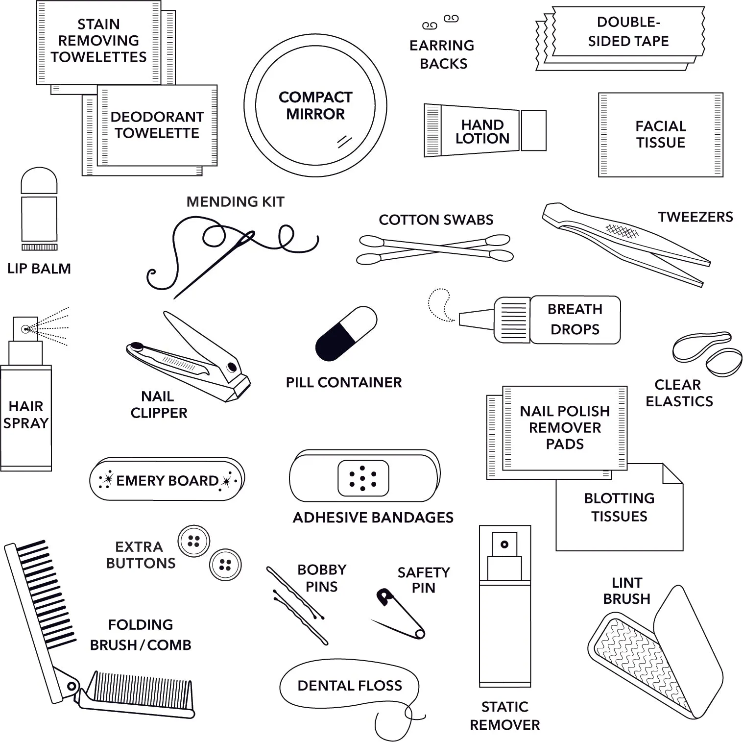 Spotted Shemergency Survival Kit