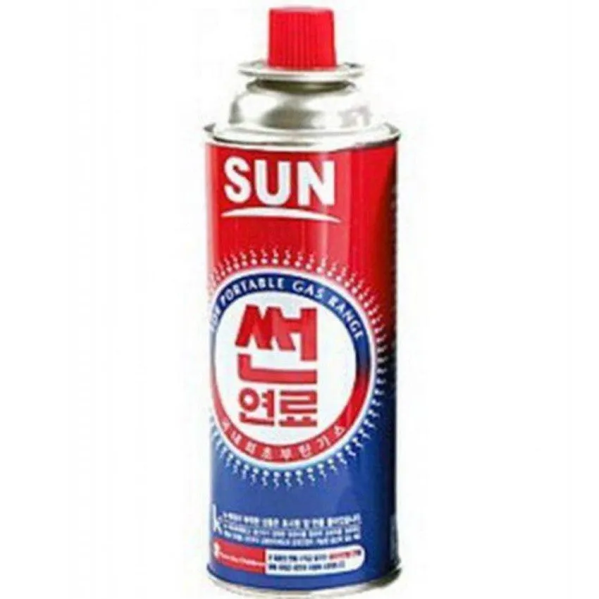 SUN Butane Fuel Gas Canister Cartridge for Camping Gas Portable Stove 220G