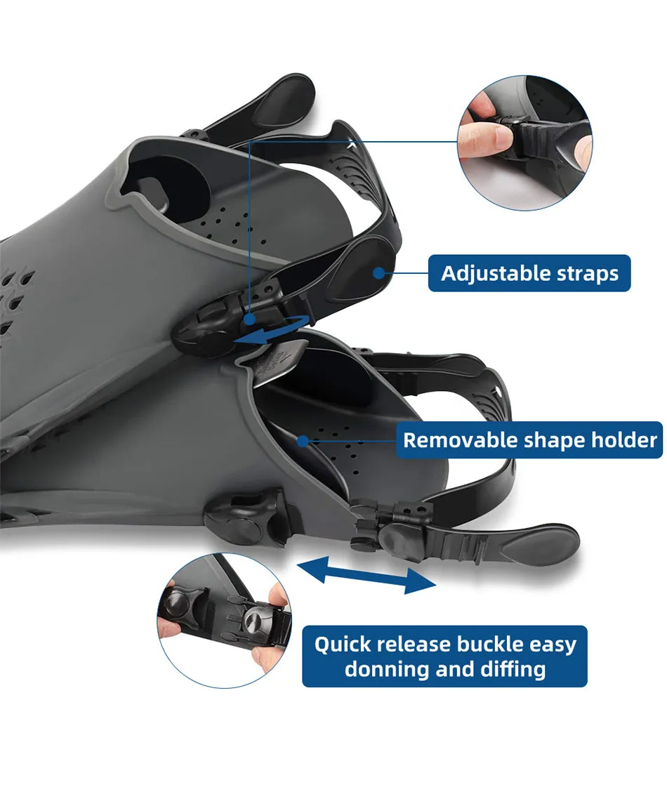 SUPERZYY Swimming Flippers For Adults