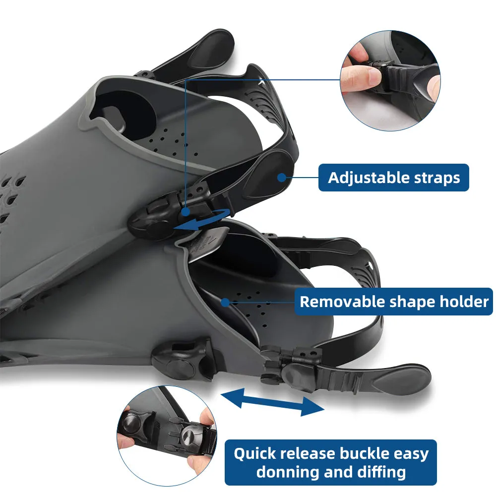 SUPERZYY Swimming Flippers For Adults