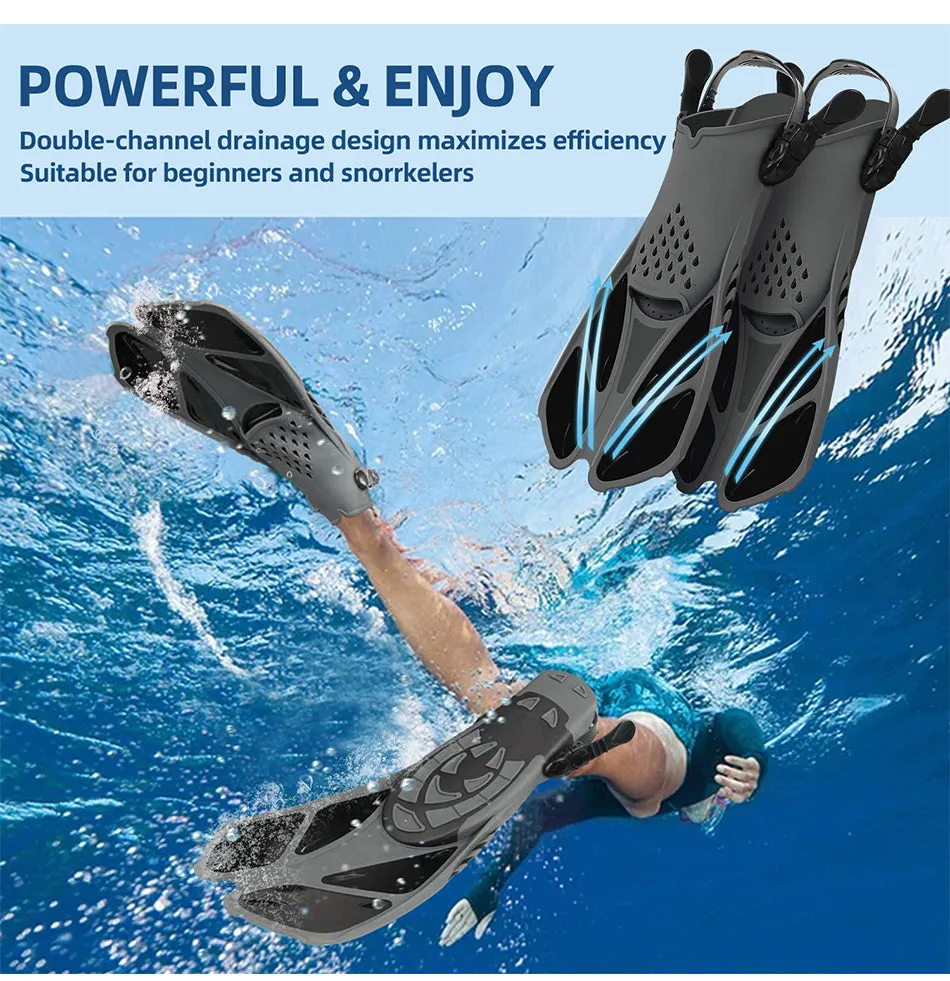 SUPERZYY Swimming Flippers For Adults