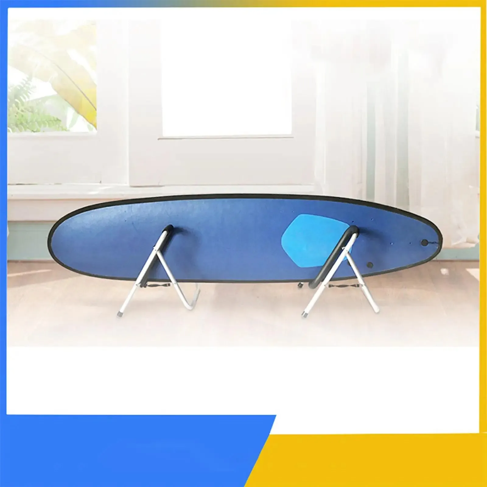 Surfboard Stand Holds Longboards and Shortboards Skateboard Storage Display Stand Surf Board Rack