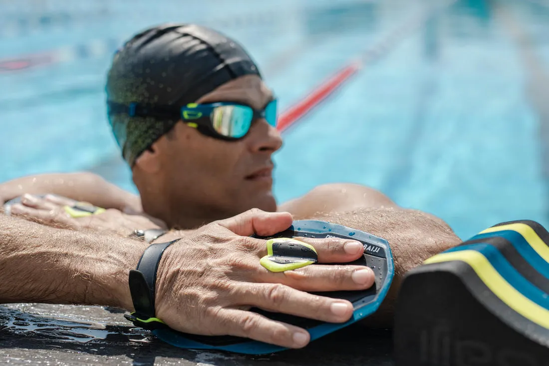 Swimming Goggles Mirrored Lenses Size L - 500 Spirit