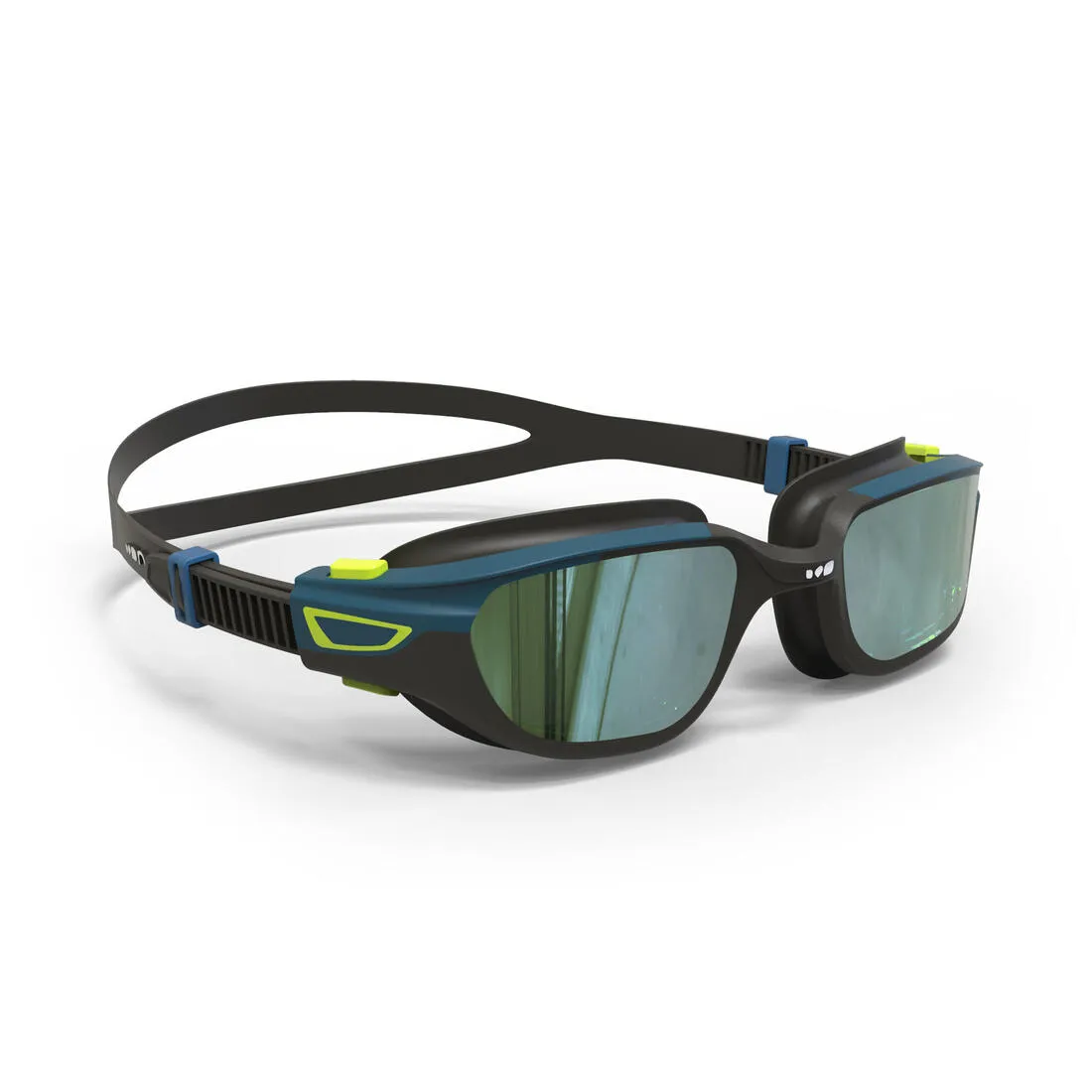 Swimming Goggles Mirrored Lenses Size L - 500 Spirit