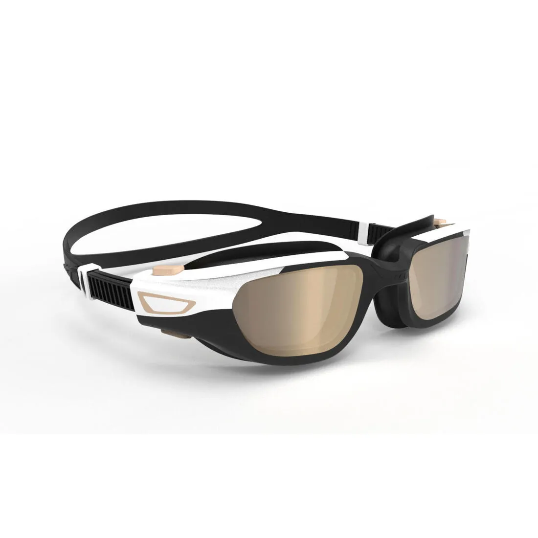 Swimming Goggles Mirrored Lenses Size L - 500 Spirit