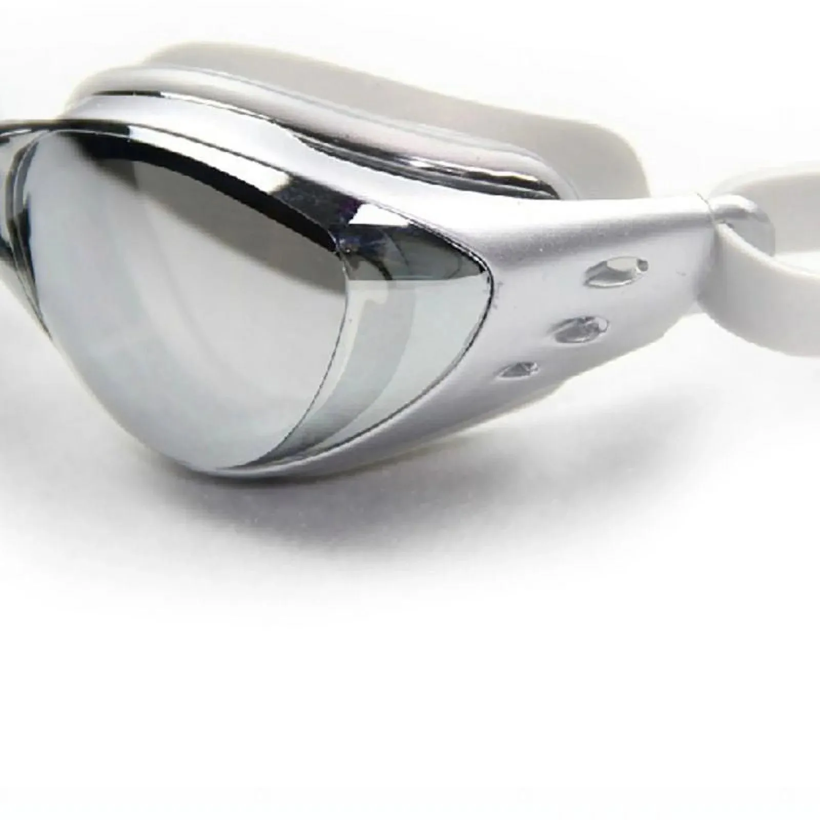 Unisex Mirrored Silicone Seal anti Fog UV Protection Swimming Goggles
