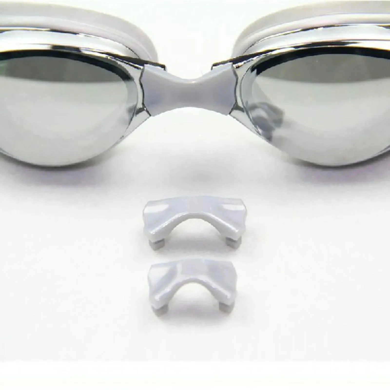 Unisex Mirrored Silicone Seal anti Fog UV Protection Swimming Goggles