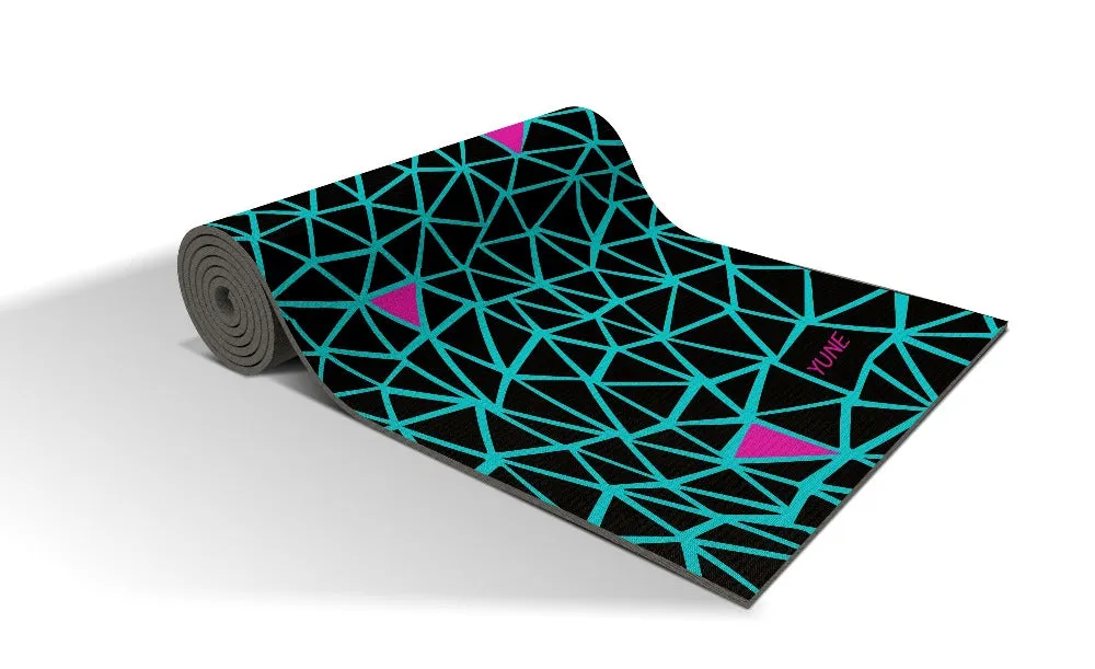 Yoga Mat | 6mm Thick | Black | Non-Slip | Eco Friendly | Yune Yoga | Nakata