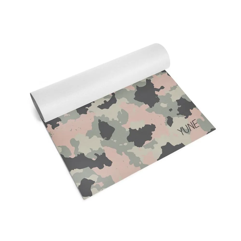 Yoga Mat | 6mm Thick | Camo | Non-Slip | Eco Friendly | Yune Yoga | Camo 4