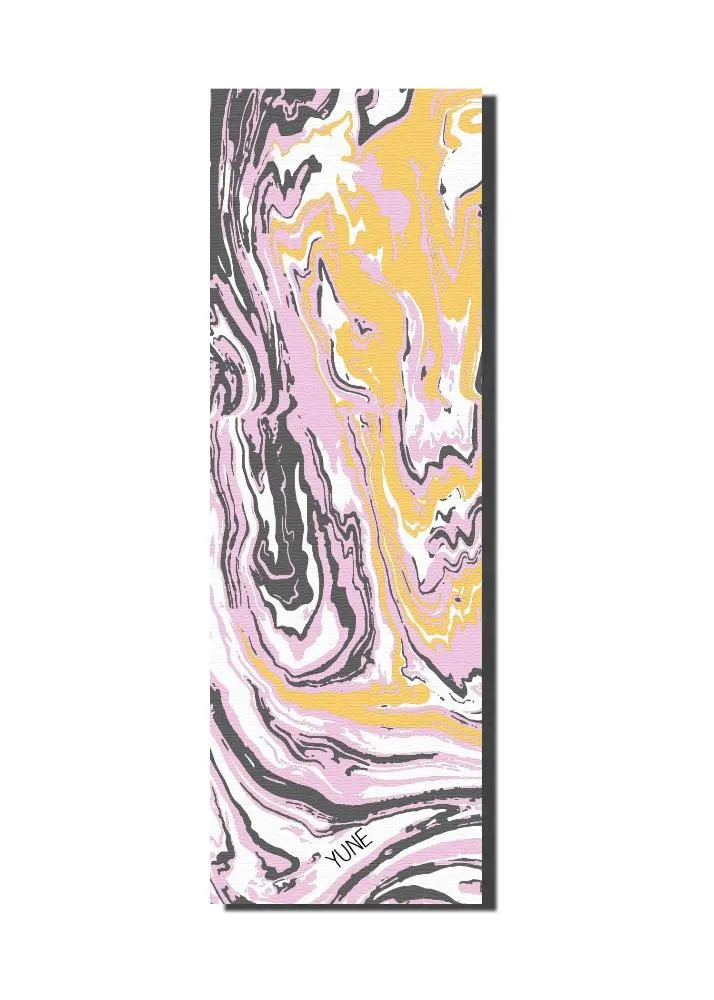 Yoga Mat | 6mm Thick | Marble | Non-Slip | Eco Friendly | Yune Yoga | Cassiopeia