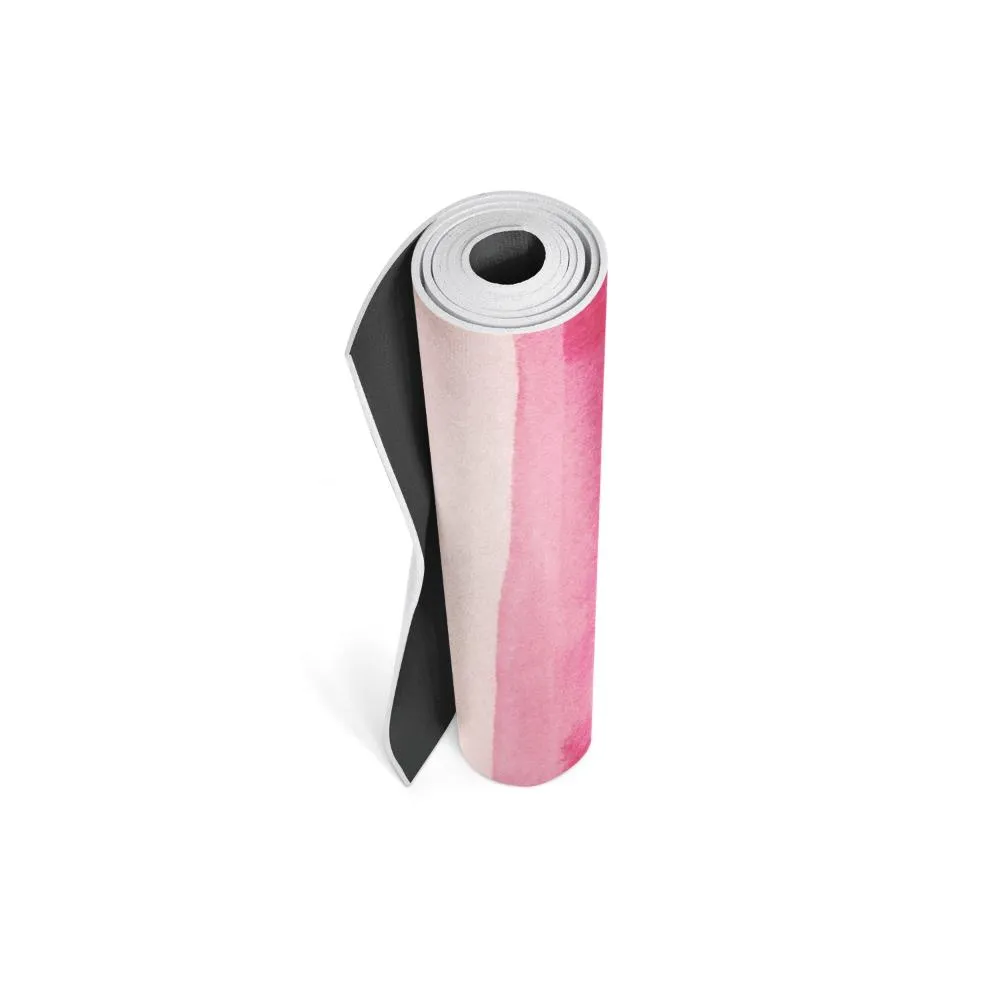Yoga Mat | 6mm Thick | Pink | Non-Slip | Eco Friendly | Yune Yoga | Apollo